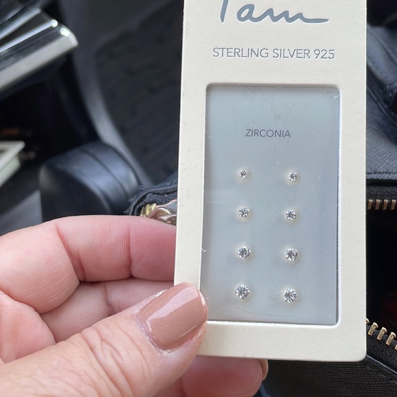 NWT. Sterling Silver Earrings - Picture 4 of 4